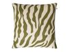 Chhatwal & Jonsson Housse de coussin Zèbre 50 x 50 cm Cactus green