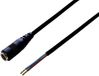 Unbekannt BKL Electronic Laagspannings-aansluitkabel Laagspanningsbus - Open kabeleinde 5.50 mm 2.50 mm 1.00 m 1 stuk(s)