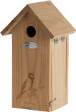 Best for Birds Esschert Design Bv Houten Vogelhuisje/Nesthuisje Koolmees met Silhouet 30 cm