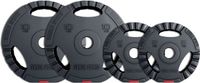 Gorilla Sports Halterschijven 30 kg - 2x5 + 2x10 kg - Gripper Kunststof - 50 mm