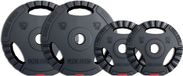 Gorilla Sports Halterschijven 30 kg - 2x5 + 2x10 kg - Gripper Kunststof - 50 mm