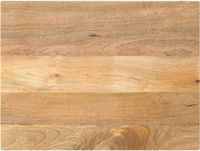 vidaXL Tafelblad rechthoekig massief mangohout 90x70x2,5 cm