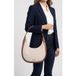 Michael Kors Crescent Top Zip Hobo Shoulder Vanilla/lugg