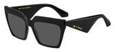 Etro 0001/s Lunettes de soleil femme noir surdimensionnée gris 58mm
