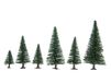 Noch 26821 - modeltannen, 50 stuks, 5-14 cm hoog