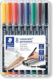 STAEDTLER Lumocolor permanent universele pen B 314 - Box 8 kleuren