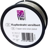 TRU COMPONENTS Koperdraad Buitendiameter (excl. isolatielak): 0.80 mm 100 m Kleurloos