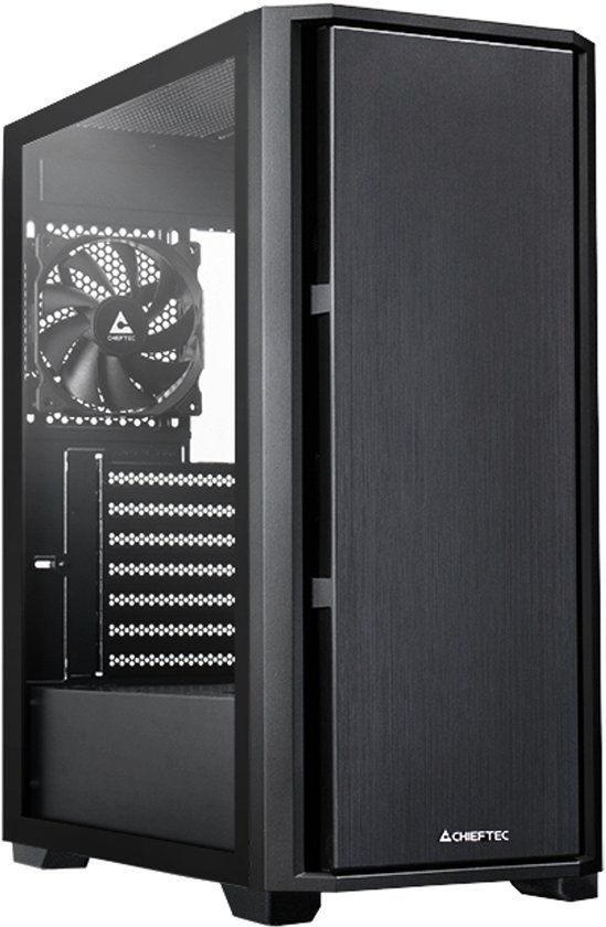 Chieftec Pro Midi TG ATX Computerbehuizing Zwart