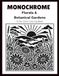 Monochrome Florals & Botanical Gardens: A Relaxing and Stress Relief One Color Coloring Book for Adults