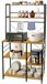 StarTech Keukenplank - Magnetronplank - Industriële stijl - IJzer - 40 x 86 x 165,5 cm - Lichtgrijs