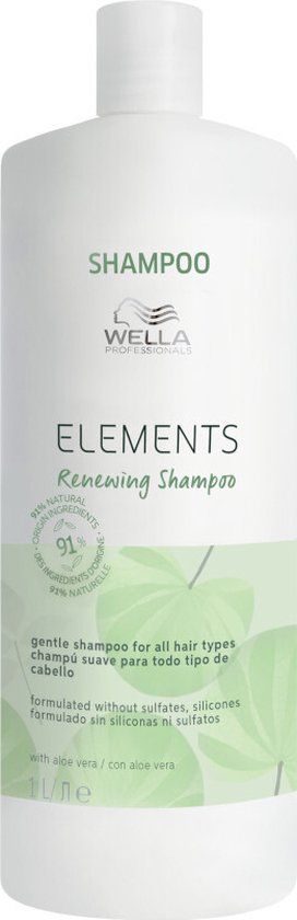 Wella Elements Renewing Shampoo 1000ml - Unisex - All Hair Types - Sulfate Free