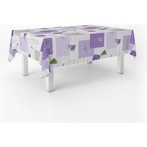 Tafelzeil rechthoekig 260 x 140 cm - Vuilafstotend en waterdicht