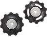 Shimano Jeu de roues de dérailleur Grx Rd-rx400 Acier 10s Noir 2 Pièces