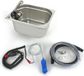 Évier en acier inoxydable 325x265x150 mm, évier intégré inclus pour camping-cars/caravanes + accessoires