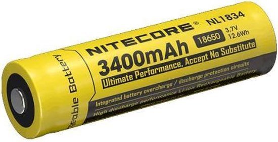 NITECORE 18650 li-ion NL1834 3400mAh