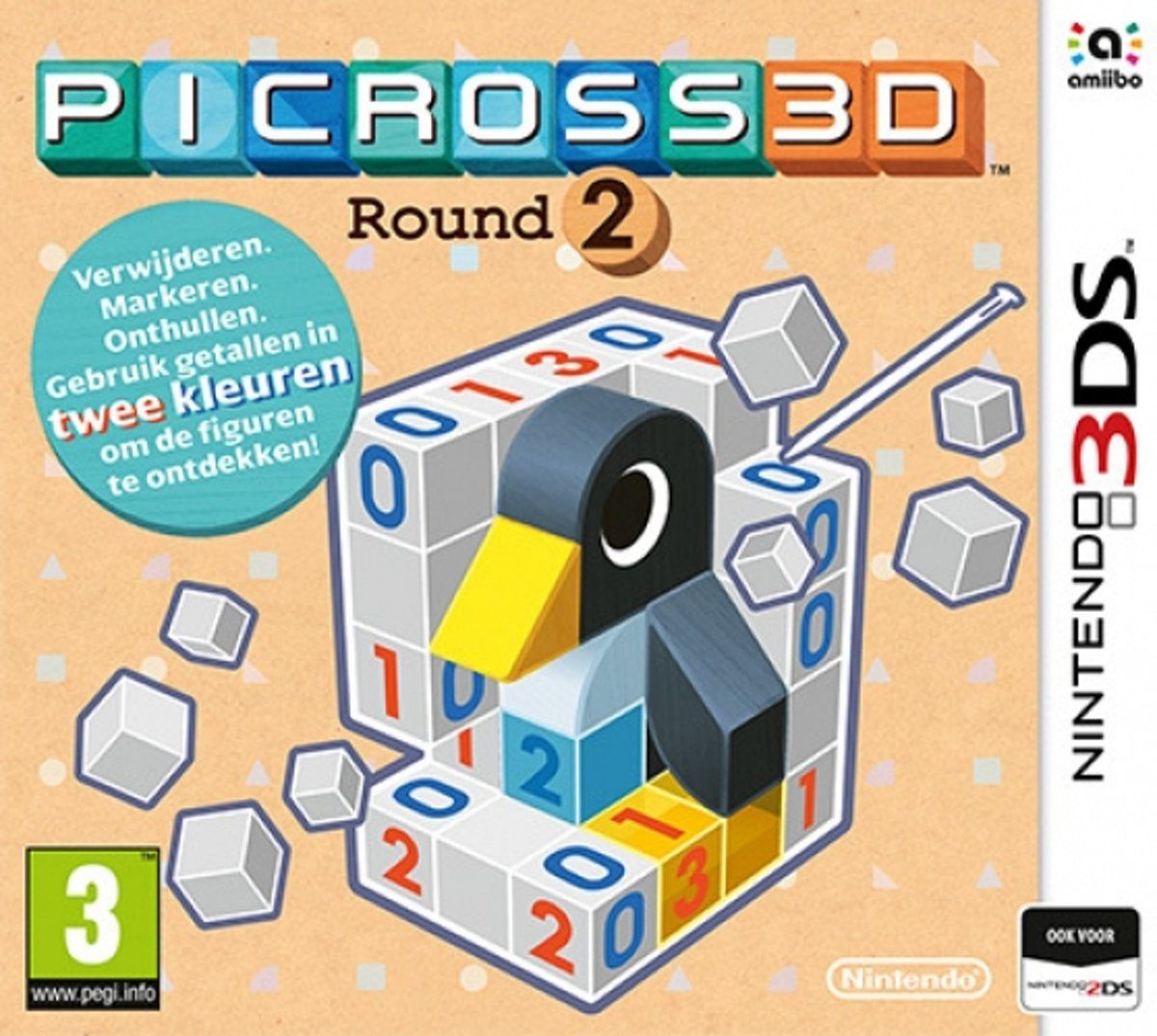 Nintendo Picross 3D Round 2 (3DS)