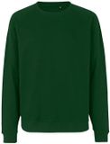 Neutral Unisex Tiger Cotton Sweatshirt NET63001 - Bottle Green - 3XL
