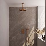 Brauer Copper Carving Thermostatische Regendoucheset Inbouw