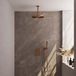 Brauer Copper Carving Thermostatische Regendoucheset Inbouw