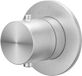 IVY Concord Afbouwdeel Inbouwthermostaat Symmetry met Rond Rozet - Geborsteld RVS 316