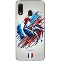 Samsung Galaxy A20e Coq francais bedrukt siliconen hoesje