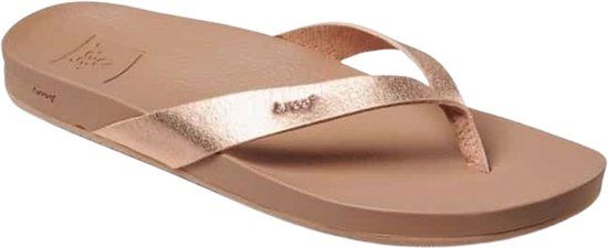 Reef Cushion Courtrose Gold Dames Teenslippers - Roségoud - Maat 36