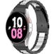 Strap-it Samsung Bracelet acier maillons Samsung Galaxy Watch 5 - 44mm (noir/argent)
