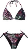 Protest Prtisola Triangel bikini set Dames Pillow Pink Gebloemd Koordsluiting Uitneembare vulling XS