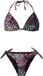 Protest Prtisola Triangel bikini set Dames Pillow Pink Gebloemd Koordsluiting Uitneembare vulling XS