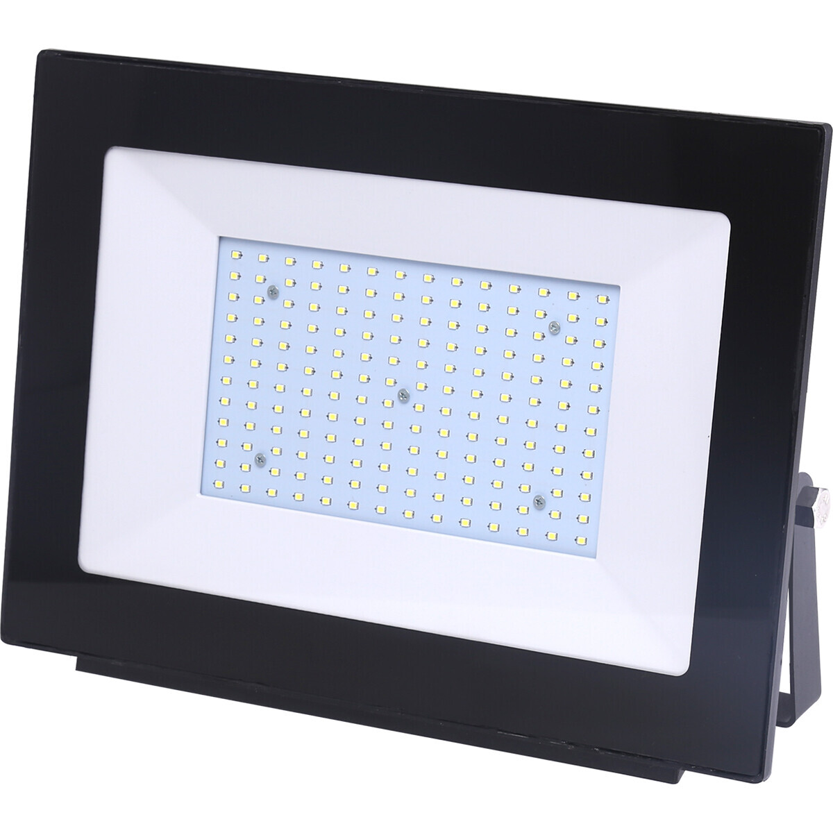 BES LED LED Bouwlamp 150 Watt - LED Schijnwerper - Aigi Iglo - Helder/Koud Wit 6400K - Waterdicht IP65 - Mat Zwart - Aluminium