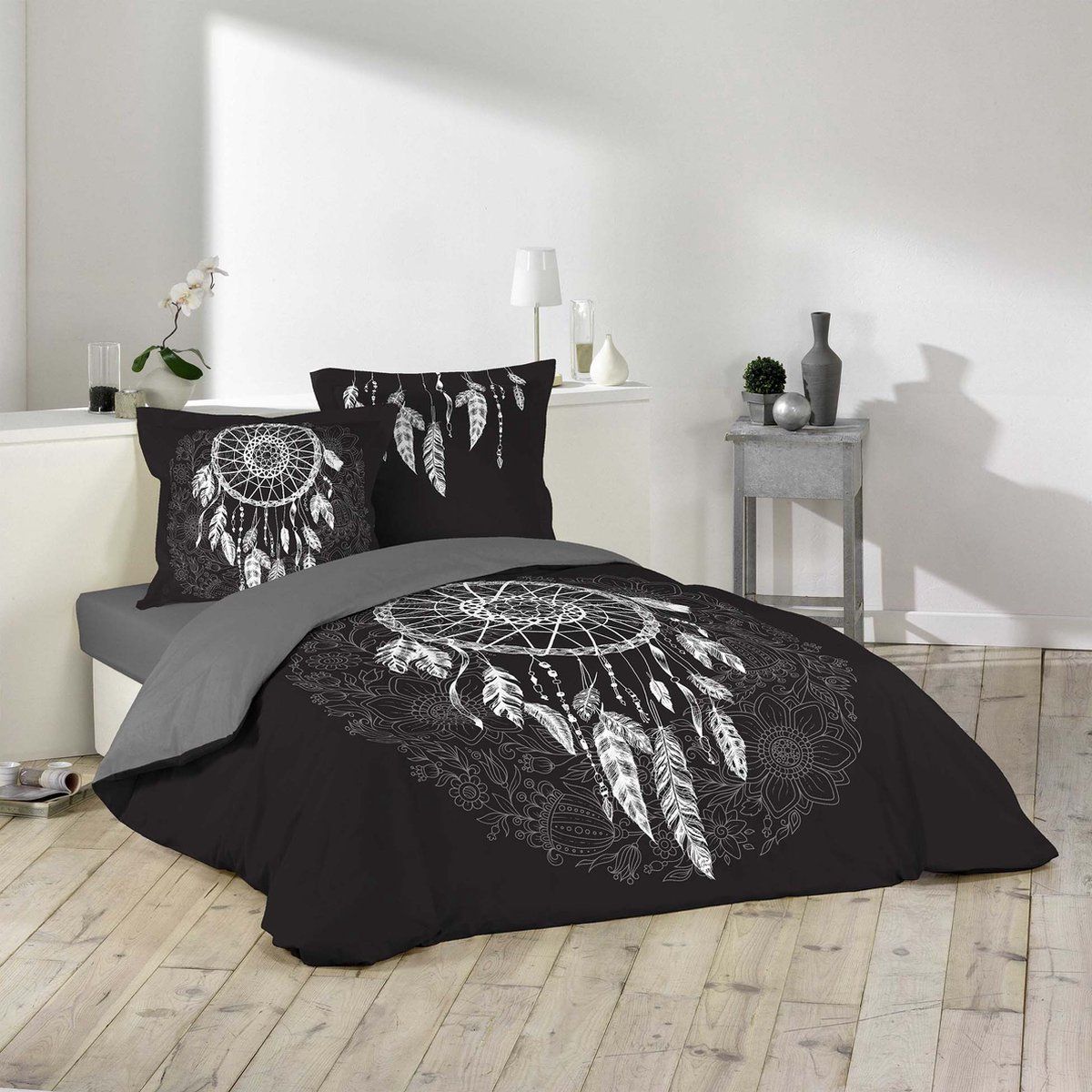 DOUCEUR D'INTERIEUR Livetti Dekbedovertrek 260x240cm + 2 Kussenslopen 63x63cm - 2022