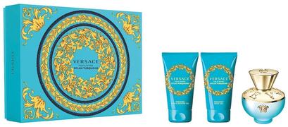 Versace Dylan Turquoise giftset Eau de Toilette 50ml + Bath&Showergel 50ml + Bodylotion 50ml Cadeauset