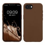 kwmobile telefoonhoesje geschikt voor Apple iPhone 17e / iPhone 16e - Hoesje voor smartphone - Back cover in chocoladebruin