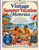 Vintage Summer Vacation Memories: Large Print Word Search Puzzles