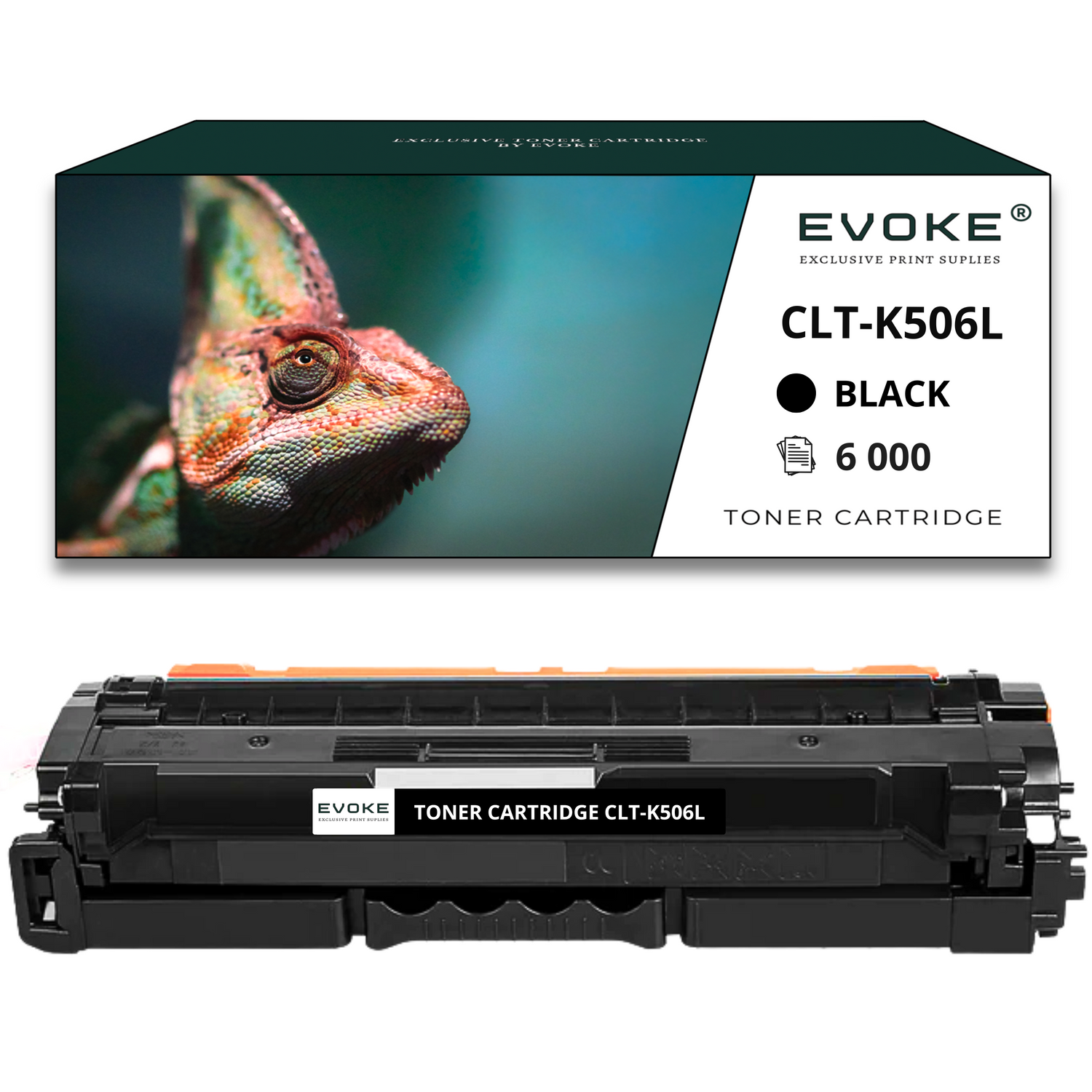 EVOKE Printertoner Samsung CLT-K506L Zwart | 6000 pagina's | CLTK506L