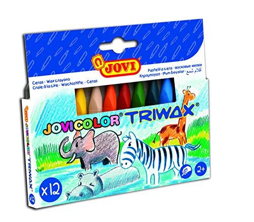 Jovi 973/12 waskrijtjes Triwax, 12 kleuren
