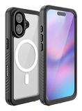4smarts Coque pour iPhone 17 - Étanche IPX6, Corps complet, Noir