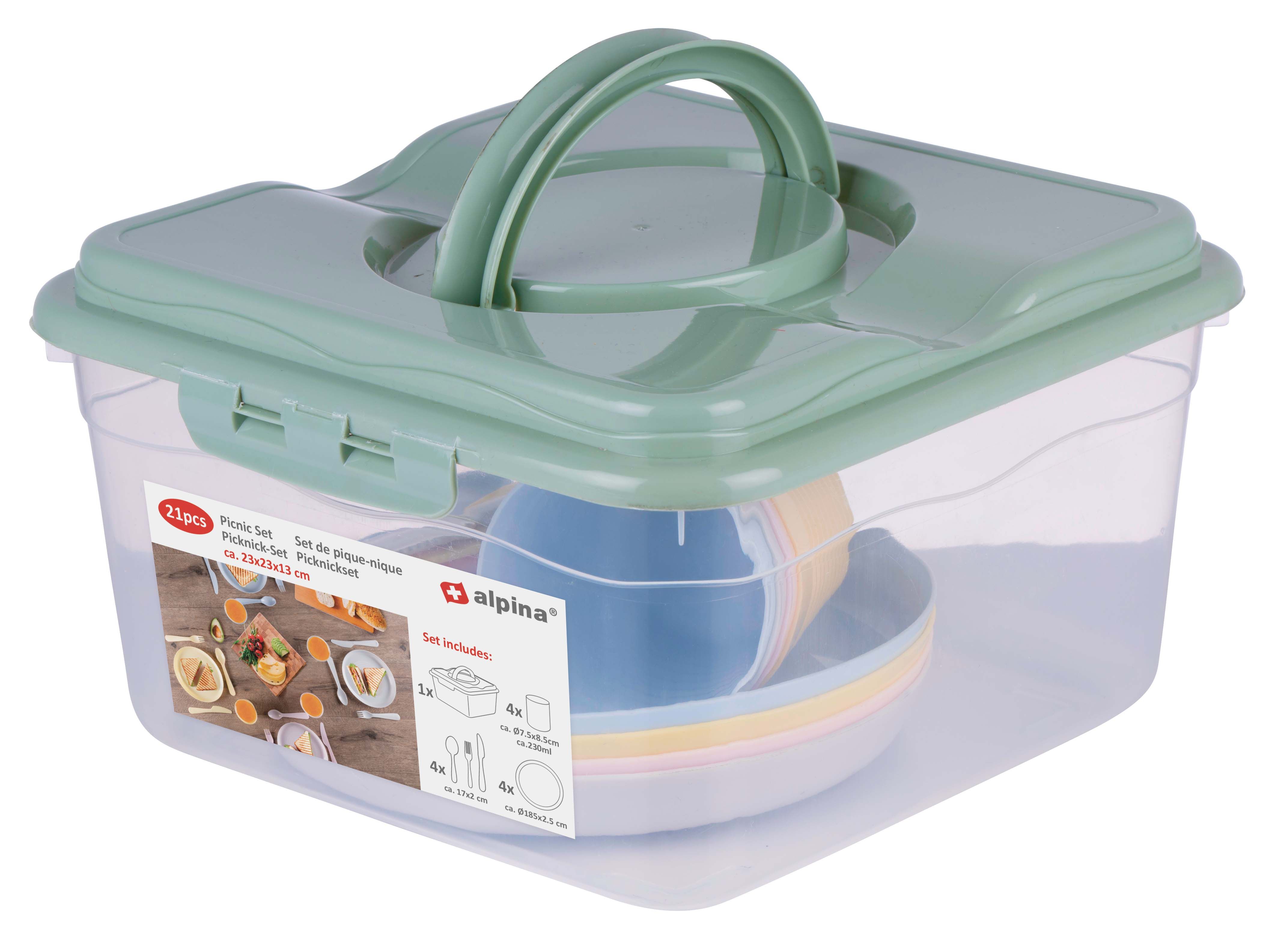 Alpina Picknick Set In Opbergbox