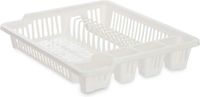 Kinvara Afwas afdruiprek - wit - 46 x 36 x 8 cm - Afwasrek - kunststof