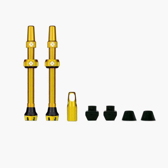 Muc-Off V2 Tubeless ventielset 44 mm, goud