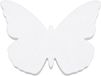 Bellatio Design Piepschuim vormen - vlinder - 1x - H25 x B34 cm - styropor hobby / DIY vorm - basis knutselfiguren