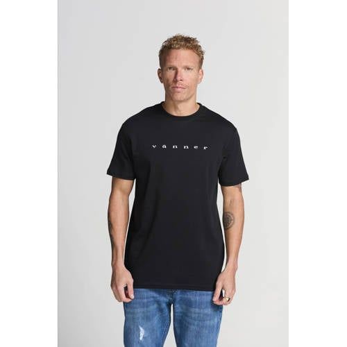 Vänner regular T-shirt zwart