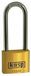 Kasp K12540L40A5 Hangslot 40 mm Gelijksluitend Goud-geel Sleutelslot