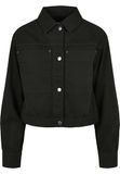 Urban Classics Dames Short Boxy Worker Jacket Damesjas, zwart.