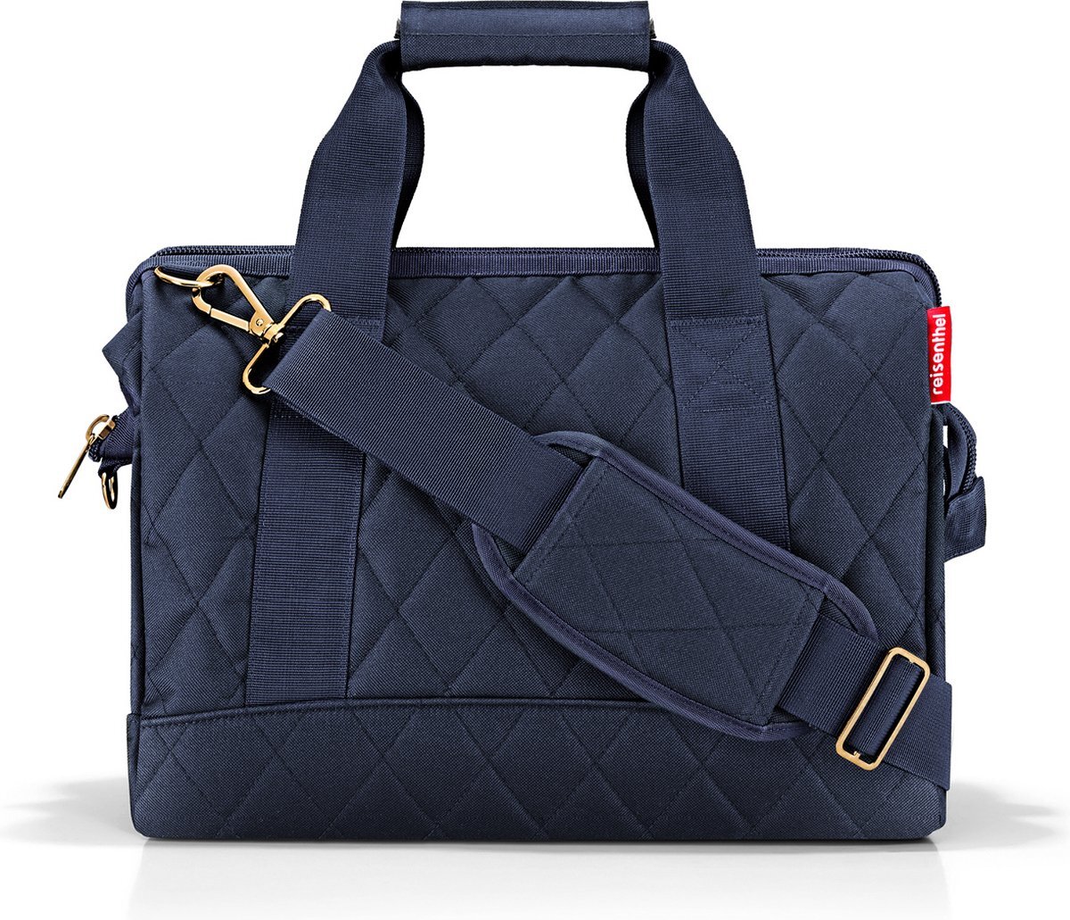 reisenthel Allrounder M Reistas Sporttas - 18L - Rhombus Midnight Gold Blauw