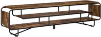 vidaXL TV-standaard 180 x 36 x 45 cm Gerookt eiken Bewerkt hout