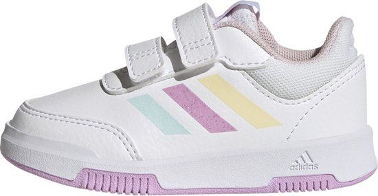 adidas Sportswear Tensaur Schoenen met Klittenband - Kinderen - Wit - Maat 20 - Unisex - Lente/Zomer 2025