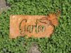 Edelroest panneau de jardin avec abeille