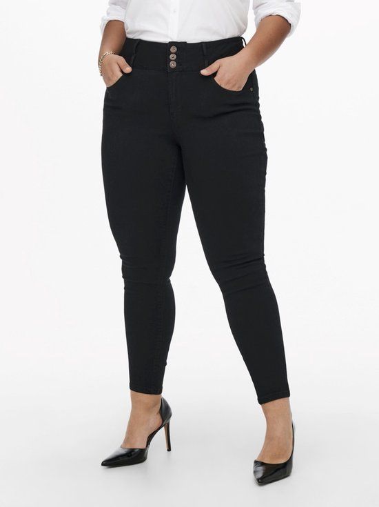 ONLY CARANNA Skinny Jeans - Zwart - W52 X L34