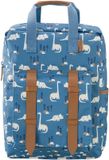 Fresk Grote Rugzak voor kinderen 5-7 jaar - 9,3 L - Schooltas Kind Jongens - Verstelbare Schouderbanden - Waterafstotende Rugtas - Blauw - Dino